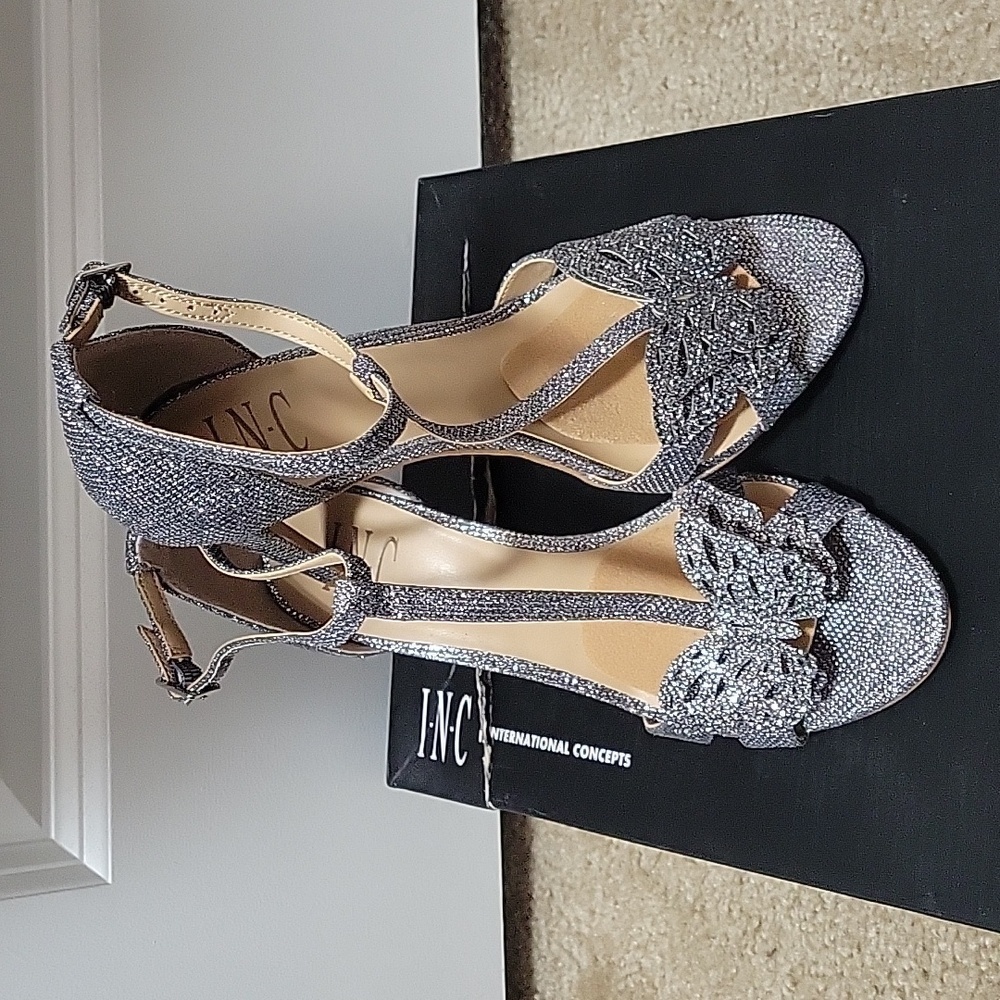 INC Rainor Butterfly T-Strap Evening Heels